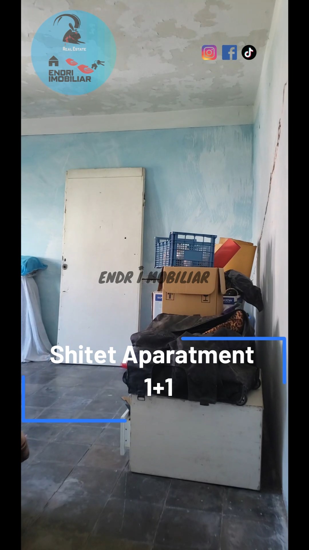 Shitet Apartament 1+1 /kati i 2-te te banesat