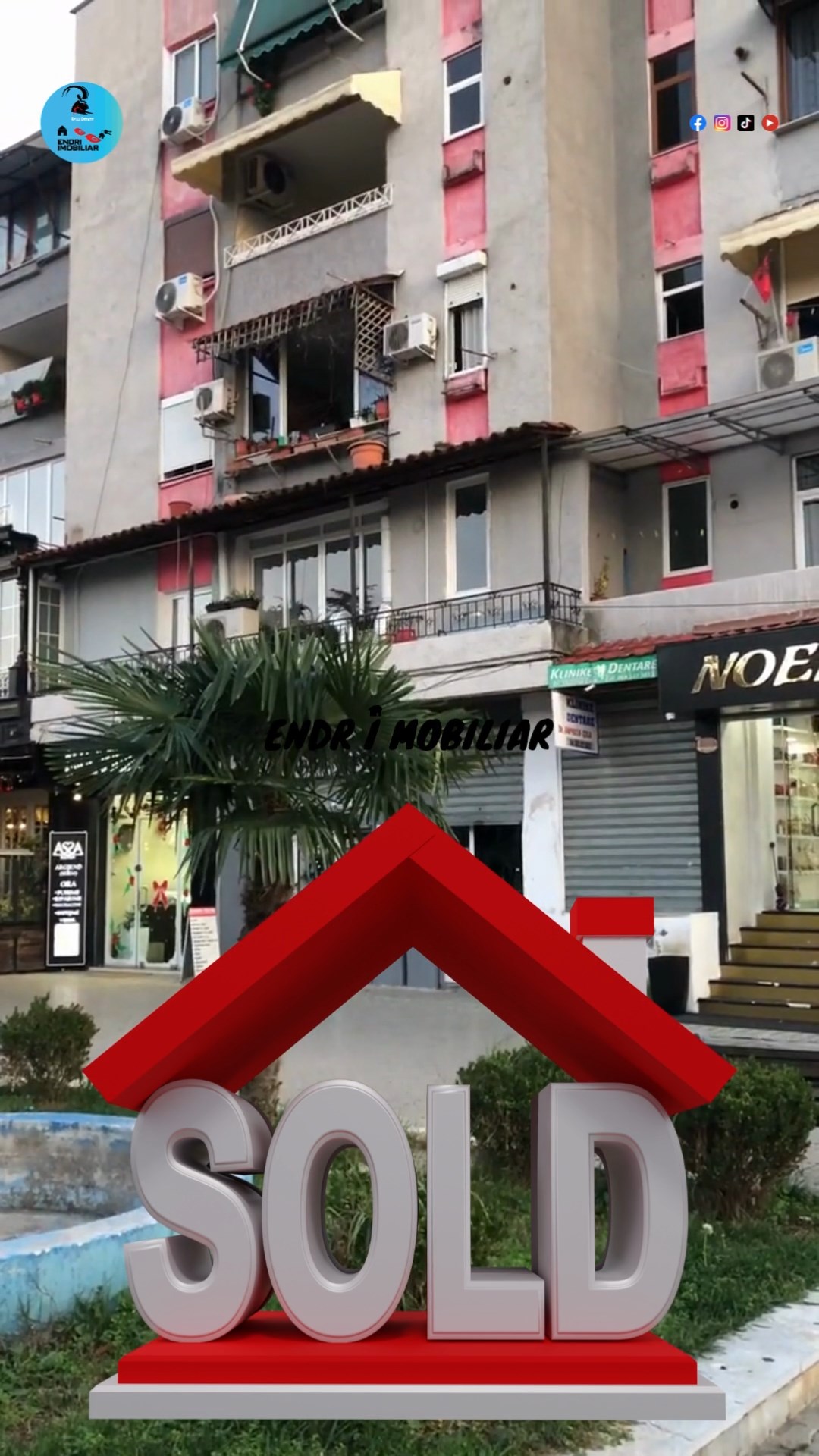 Shitet Apartament ne bulevard 38 000 euro