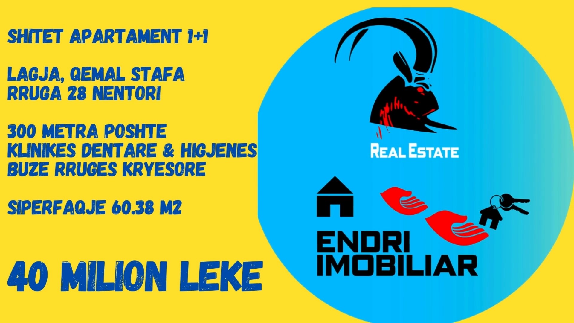 Shitet Apa 1+1 ,kati i 3 -te i sapo investuar